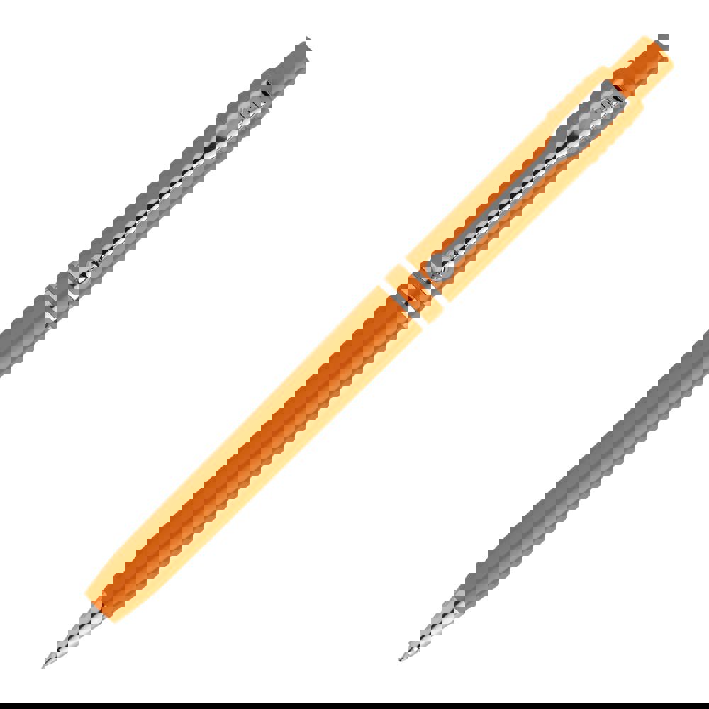 Kugelschreiber Raja Chrome hardcolour - Orange