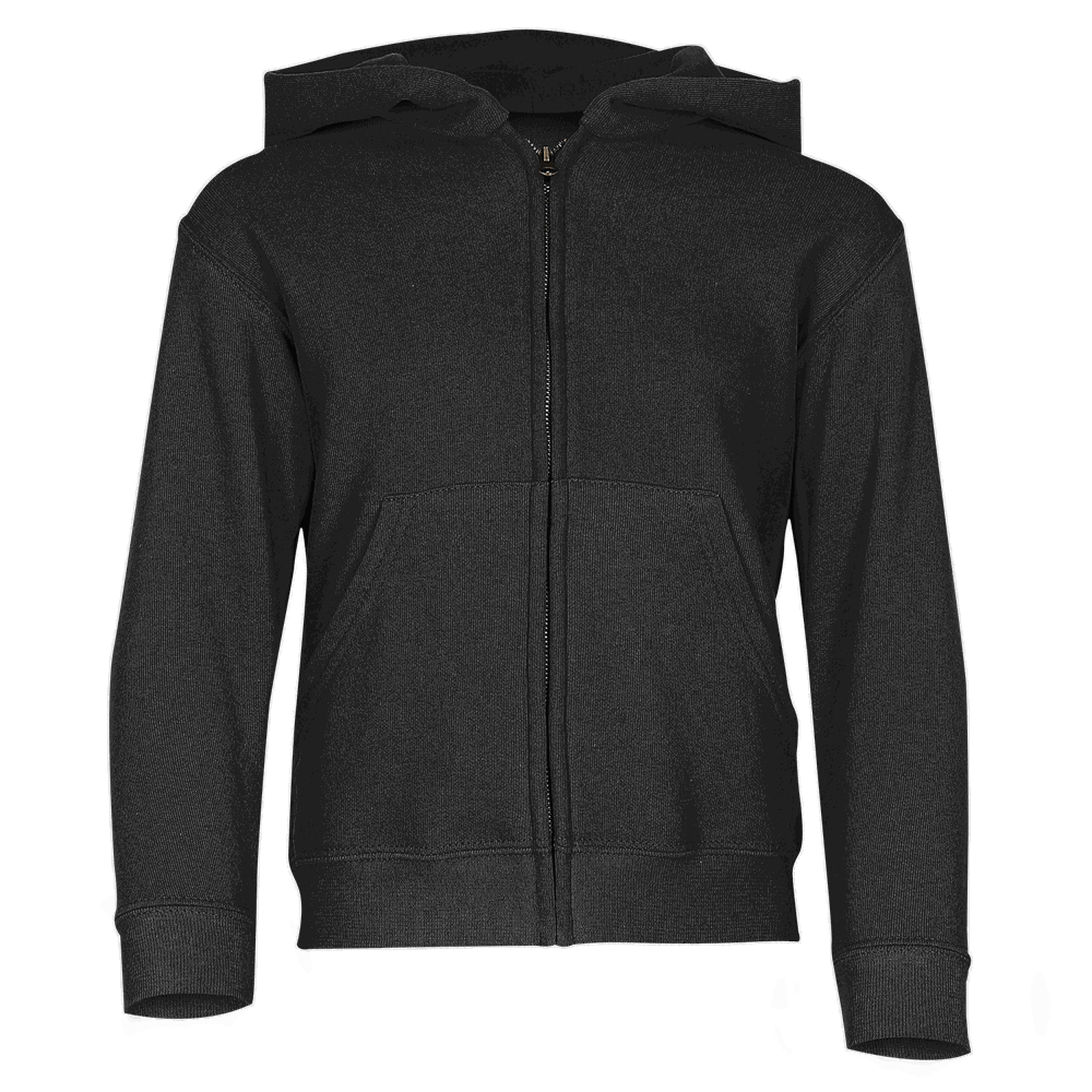 620450 - Kids Classic Hooded Sweat Jacket, schwarz, 152