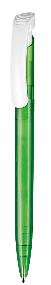 Kugelschreiber CLEAR TRANSPARENT S - gras grün TR.