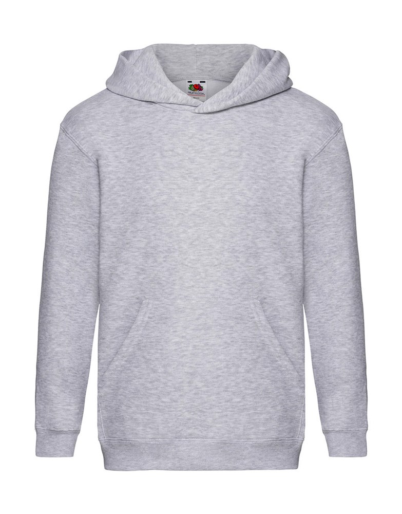 Kids' Premium Hooded Sweat - Heather Grey