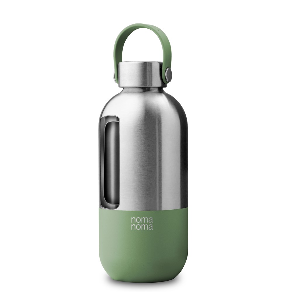 Trinkflasche Edelstahl, Grün 750ml