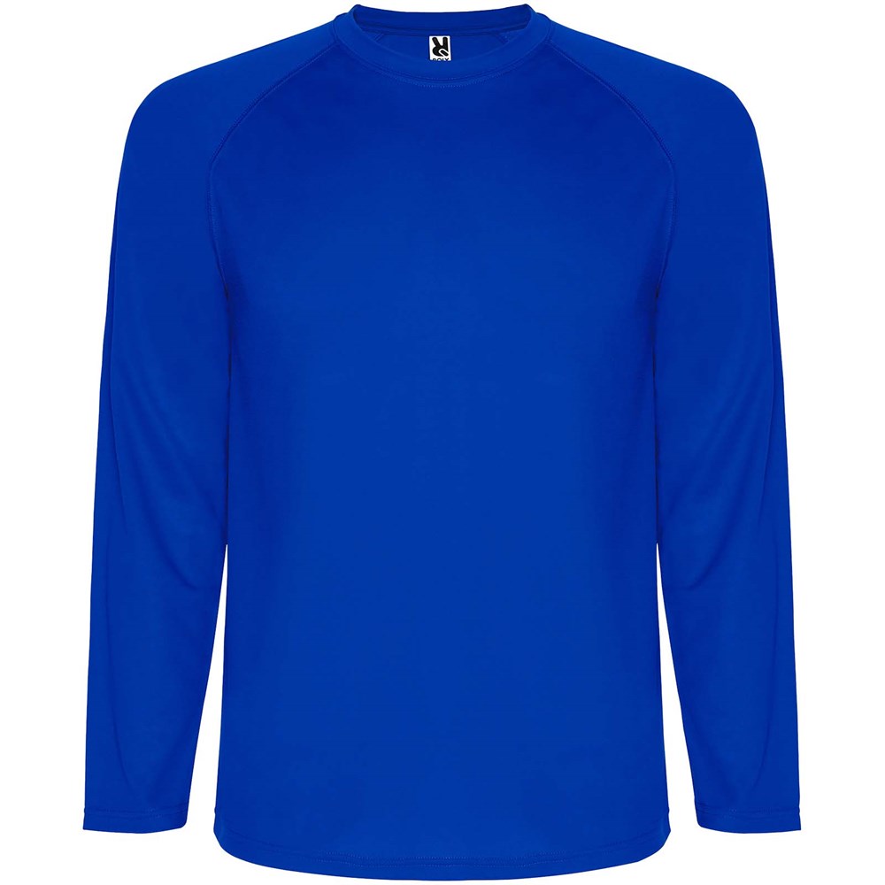 Montecarlo Langarm Sport-Shirt für Männer - blau
