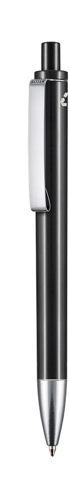 Kugelschreiber EXOS RECYCLED - schwarz recycled