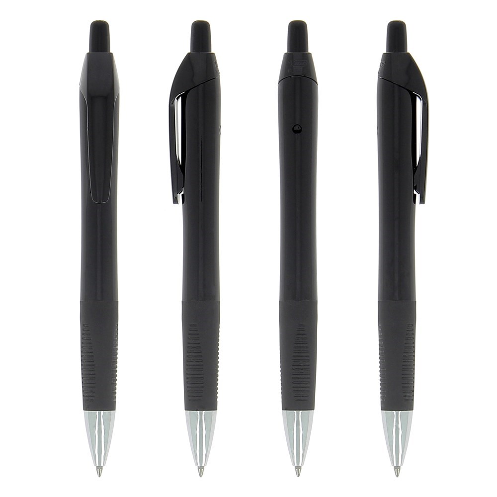 BIC® Intensity® Gel Clic - Schwarz / Schwarz / Schwarze Tinte