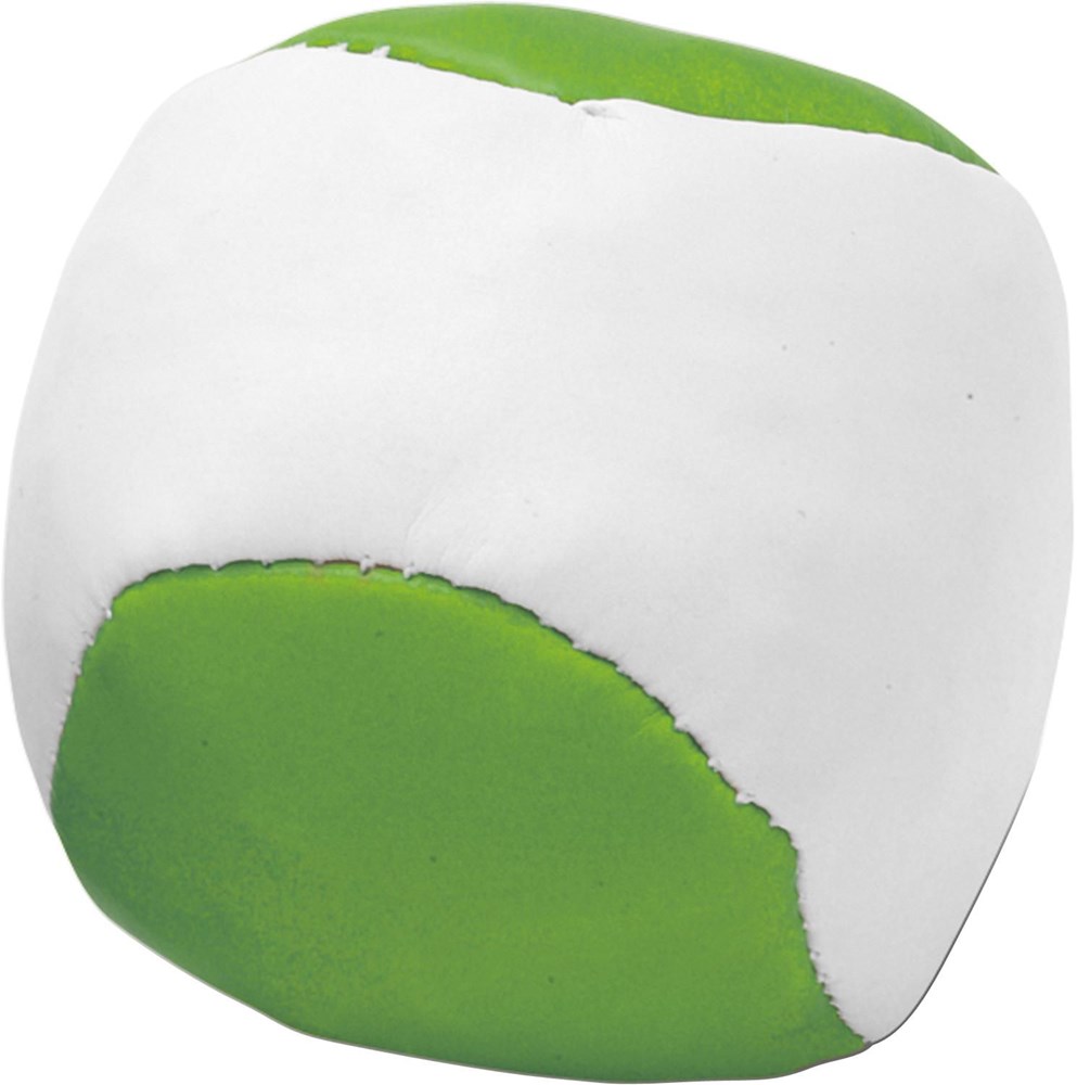 Jonglierball aus Kunstleder Heidi - Limettengrün