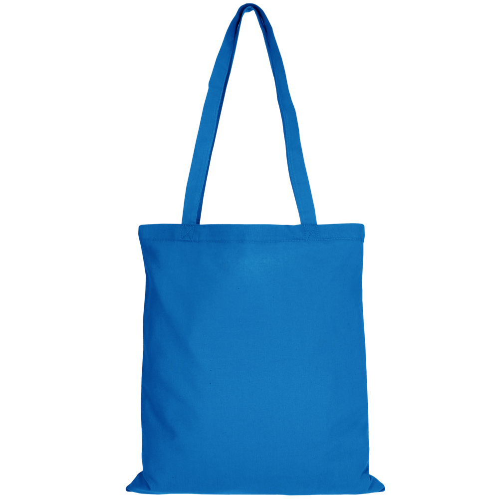 Baumwolltasche - OEKO-TEX® , ca. 140 g/m², mit zwei langen Henkeln - hellblau