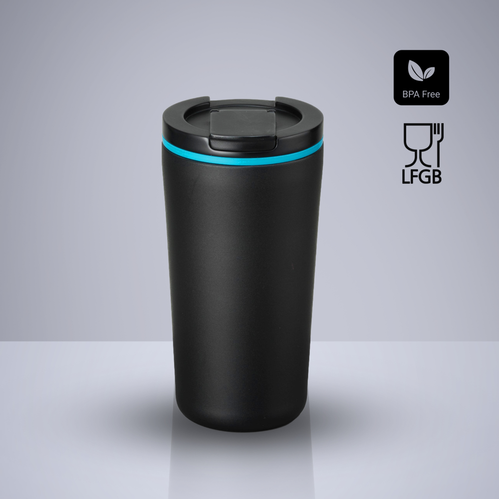 Travel Set: Thermobecher 370 ml & Automatikschirm