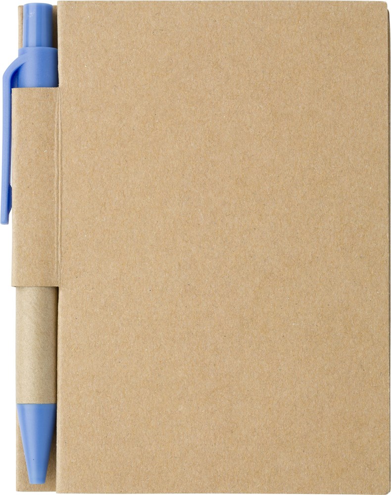 Notizbuch aus Karton Cooper - hellblau