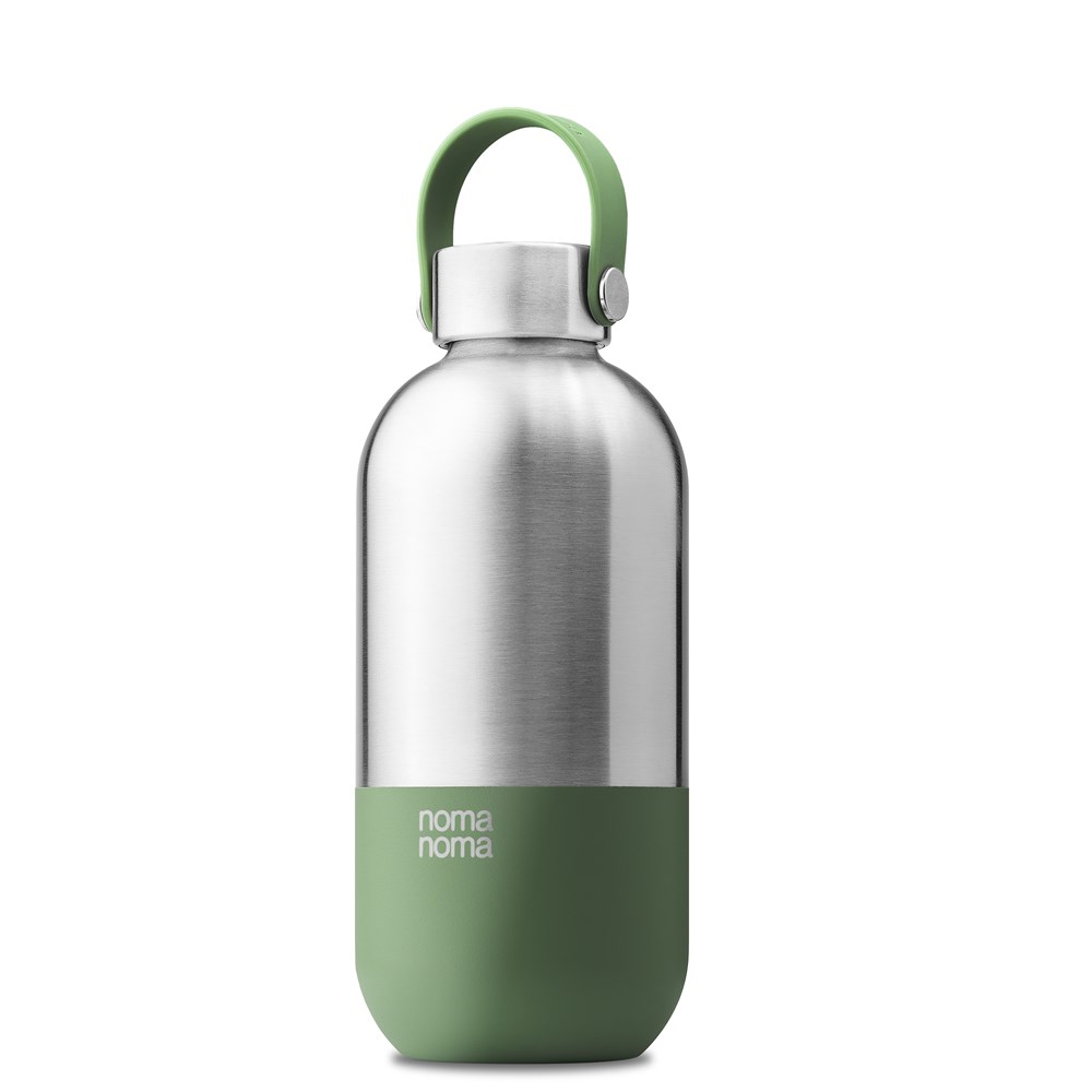 Trinkflasche Edelstahl, Grün 750ml
