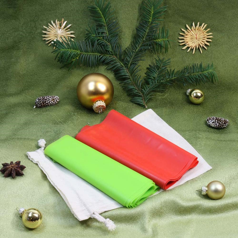 Fitnessband grün (mittel) - vegan & aus Naturlatex - ab 400 St.