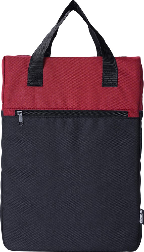 rPET-Polyester (600D) Rucksack Olive - rot