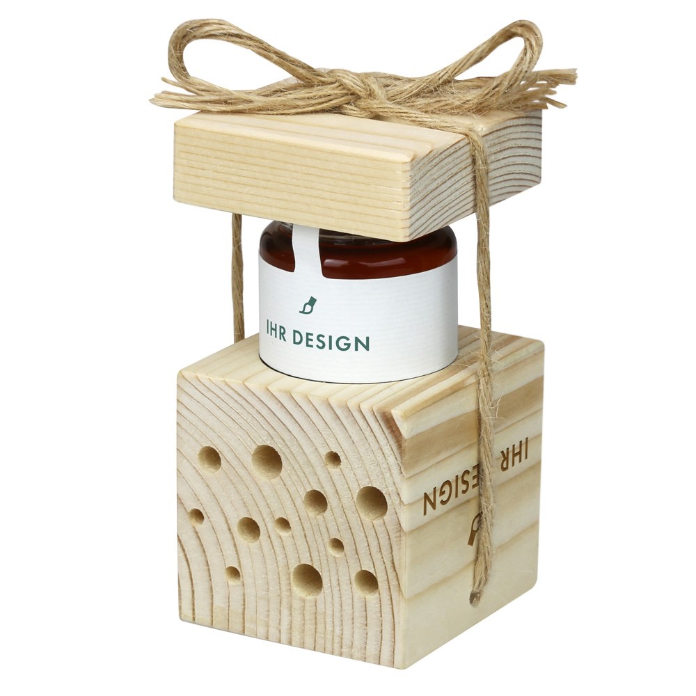 Wildbienenset Mini mit Blühsamen - Bino