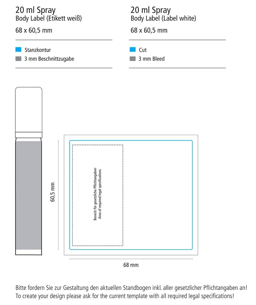 Smartphone & Arbeitsplatz-Reiniger, 20 ml, Body Label