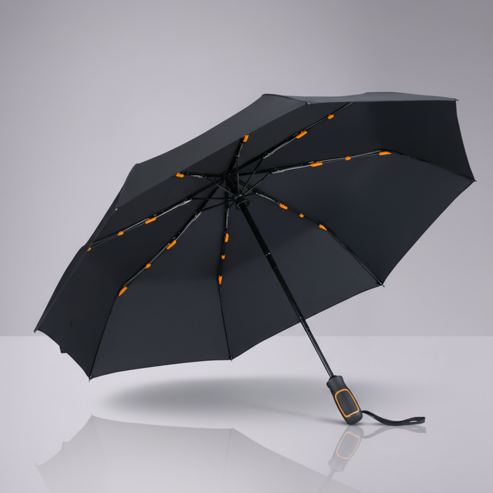 Travel Set: Thermobecher 370 ml & Automatikschirm