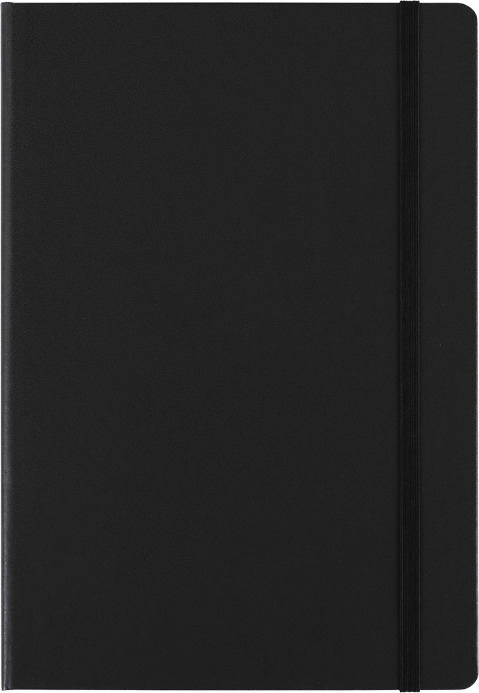 Notizbuch aus Karton (ca. DIN A5 Format) Chanelle - schwarz