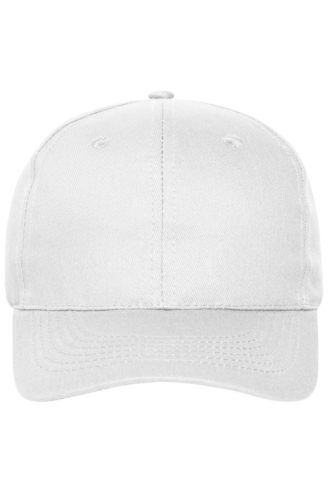 6 Panel Cap Bio Cotton - White (ca. Pantone white)