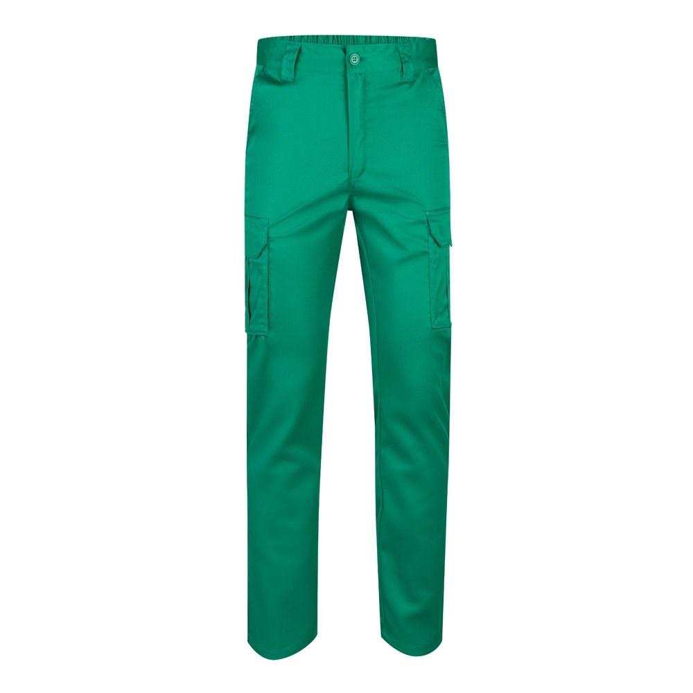 VL LUGH. Multi-Pocket-Stretchhose (240 g/m²) aus Baumwolle (46 %), EME (38 %) und Polyester (16 %) - Grün