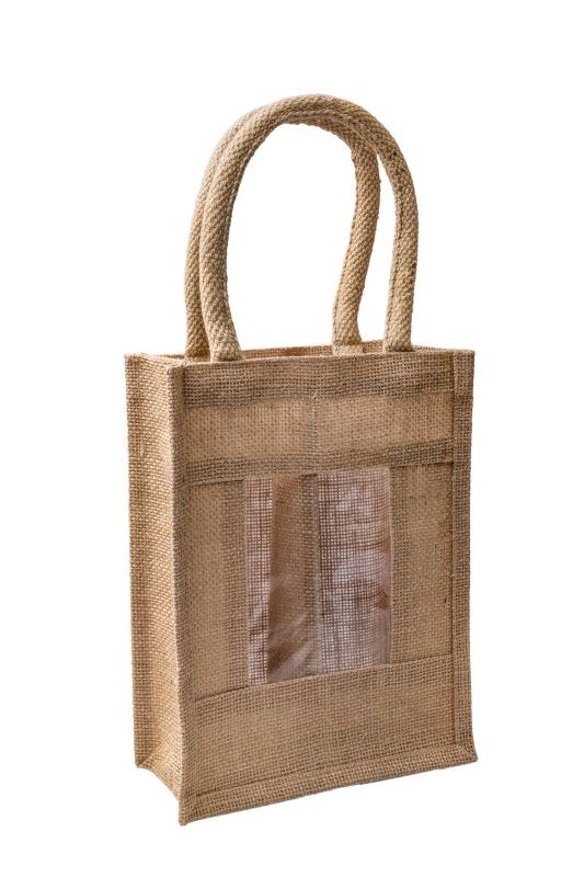 Flaschentasche aus Jute 