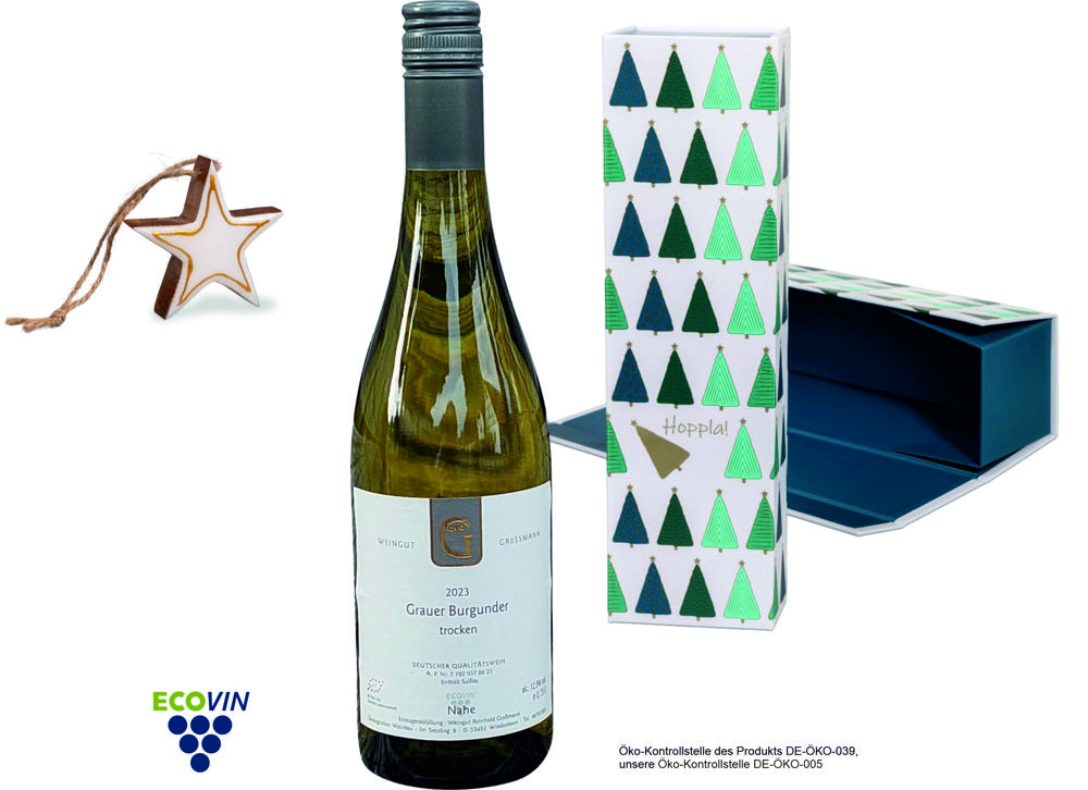 Geschenkset „Hoppla, ein Wein“ 