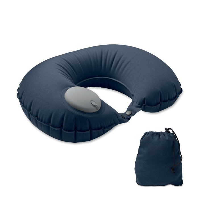 HEDDOW - Reisekissen mit Pumpe - blau