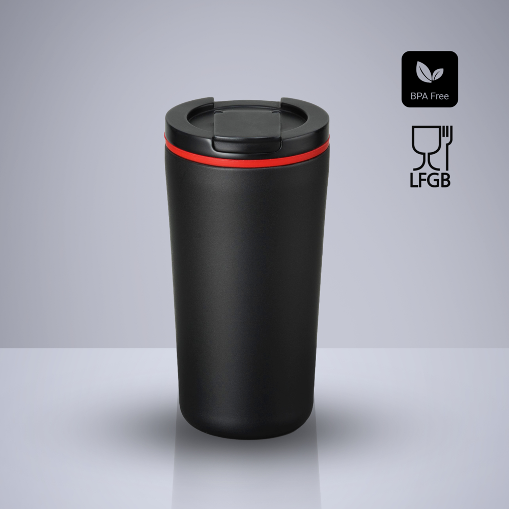 Travel Set: Thermobecher 370 ml & Automatikschirm