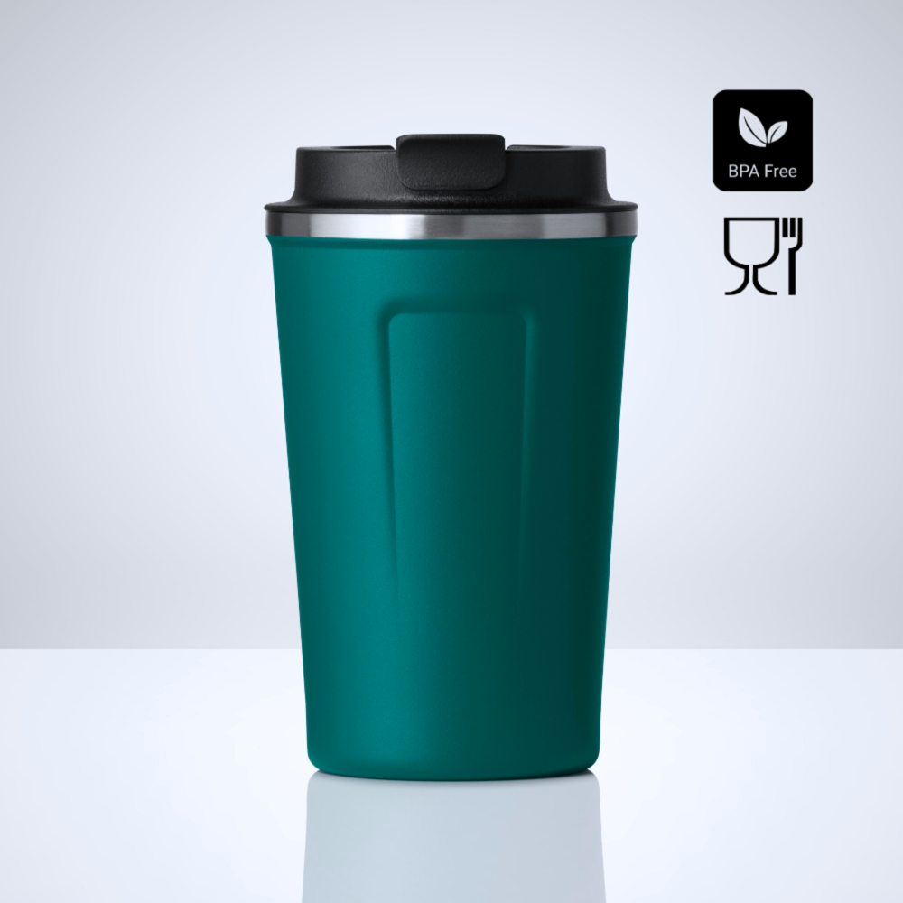 Traveller Set: Nordic-Thermobecher 350 ml & vollautomatischer Schirm