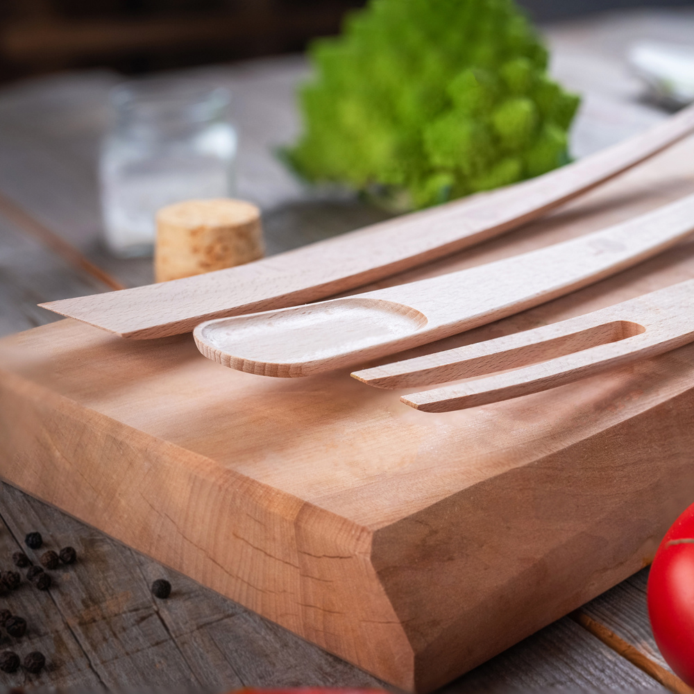 Nachhaltige Küchenutensilien aus Holz