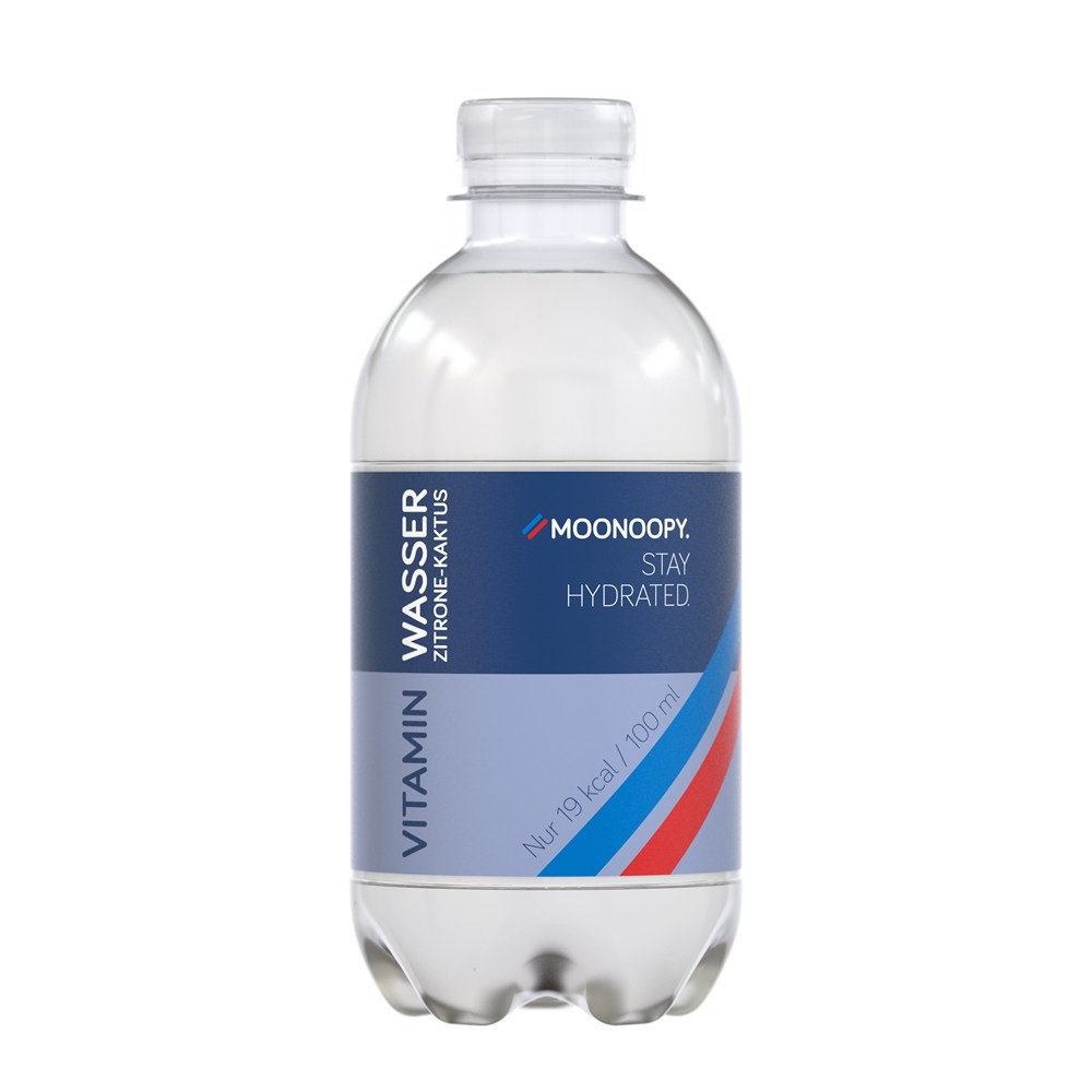 Zitrone-Kaktus Vitaminwasser, 330 ml