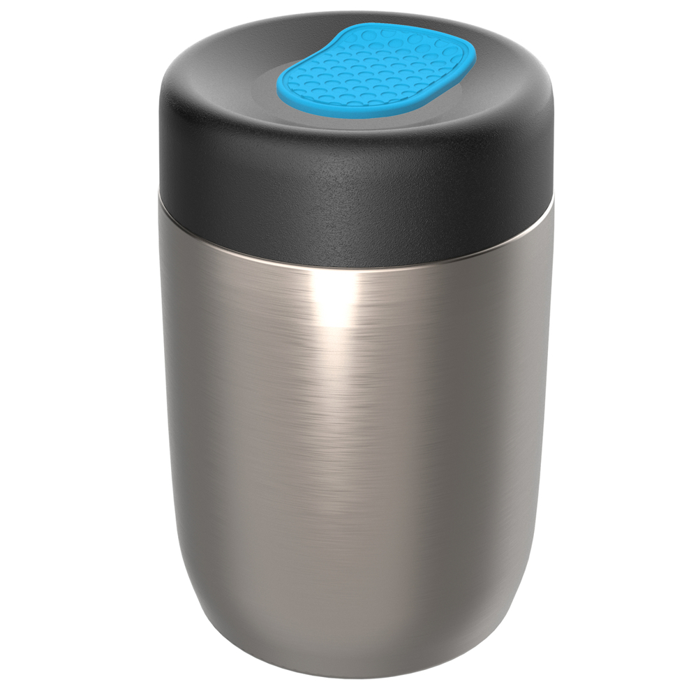 Thermo Lunchpot RE98-myNIZZA - schwarz, silber, cyan