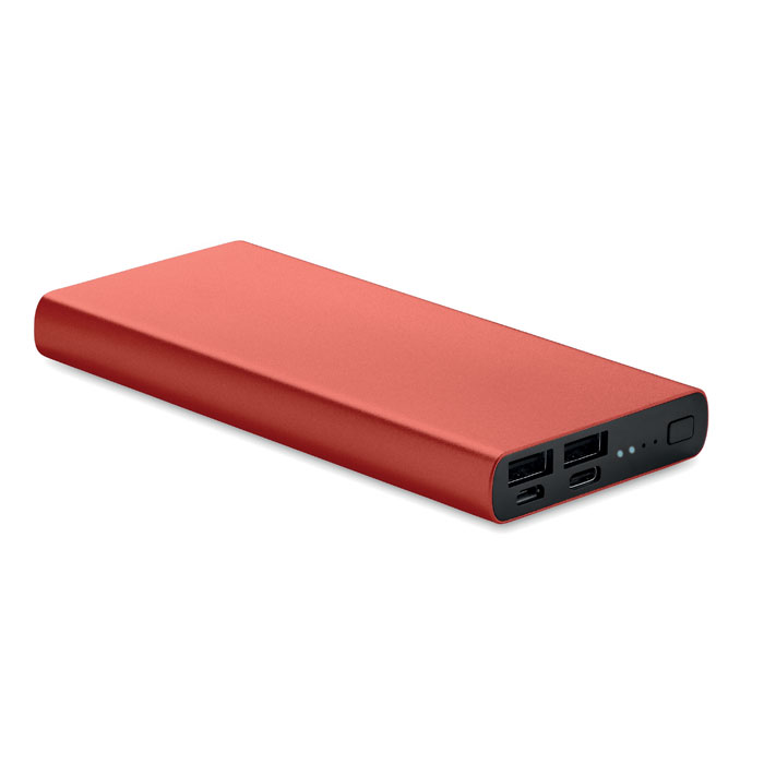 POWERFLAT 10C - Powerbank 10000 mAh - bordeaux