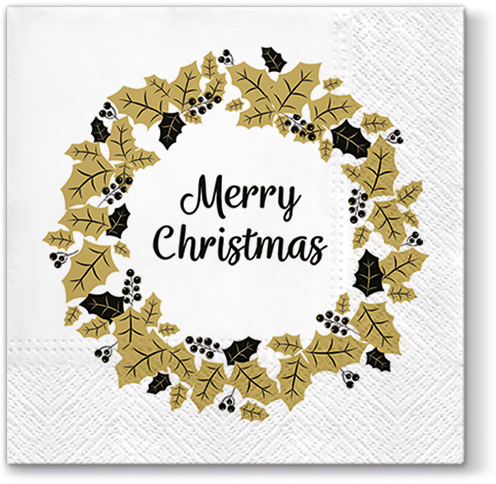 Große Tissue-Servietten "Merry Christmas"