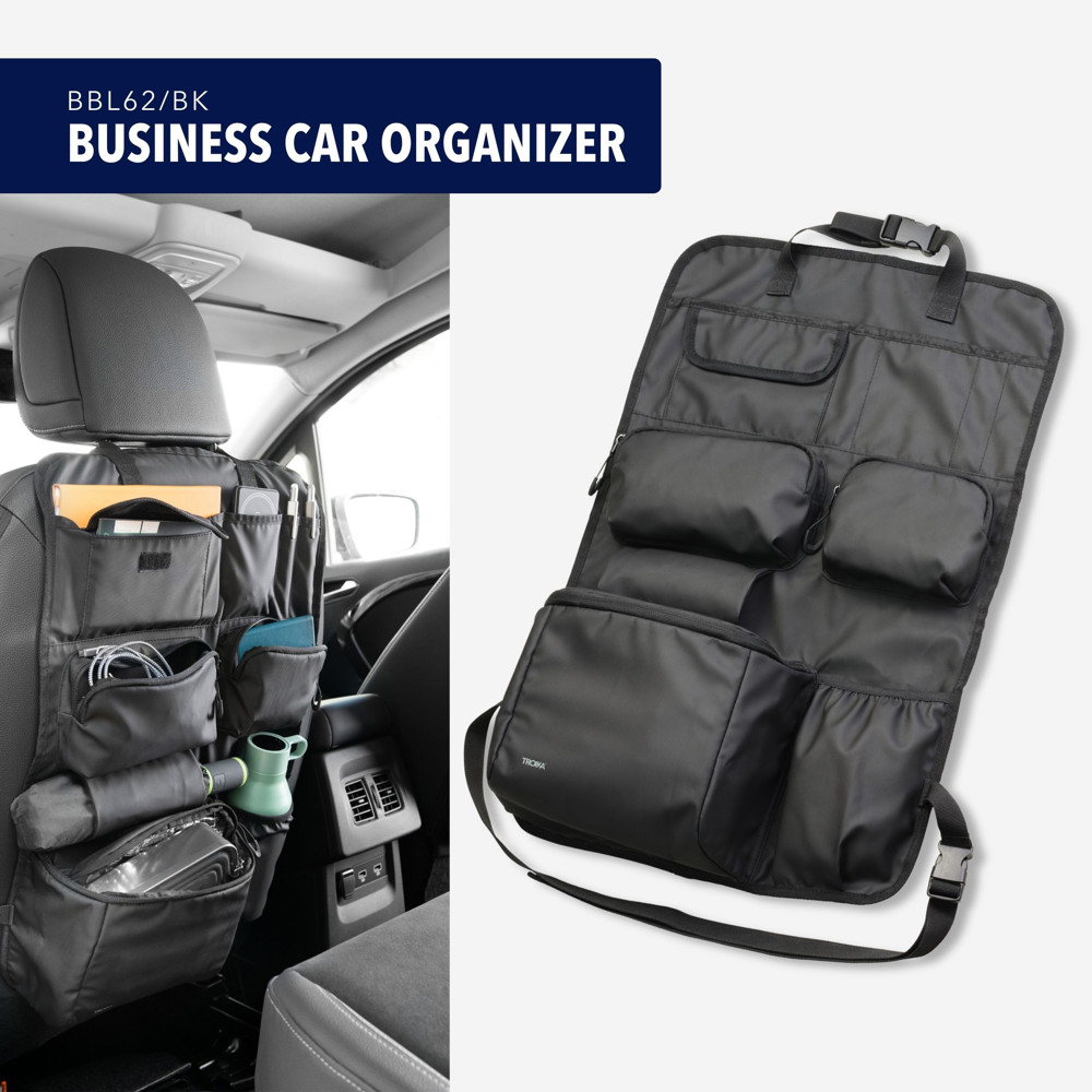 TROIKA Auto Rücksitz-Organizer TROIKA BLACK CAR ORGANIZER