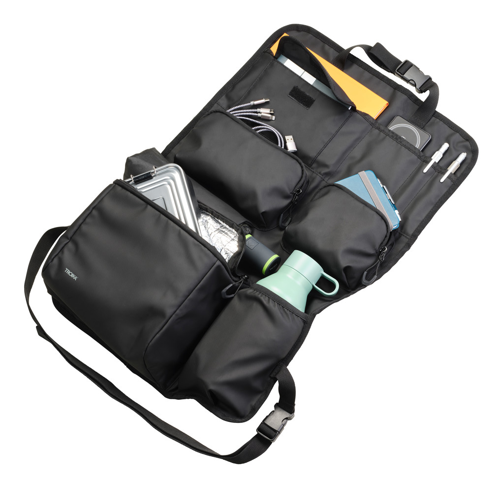 TROIKA Auto Rücksitz-Organizer TROIKA BLACK CAR ORGANIZER
