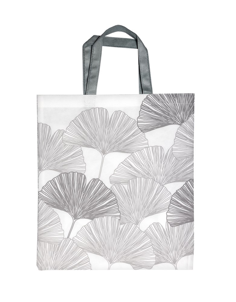 Große Motivtasche "Ginkgo" aus Non-Woven