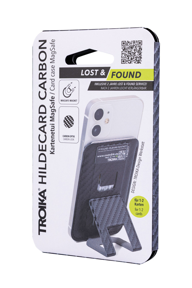 TROIKA Kartenetui HILDECARD CARBON CODE24