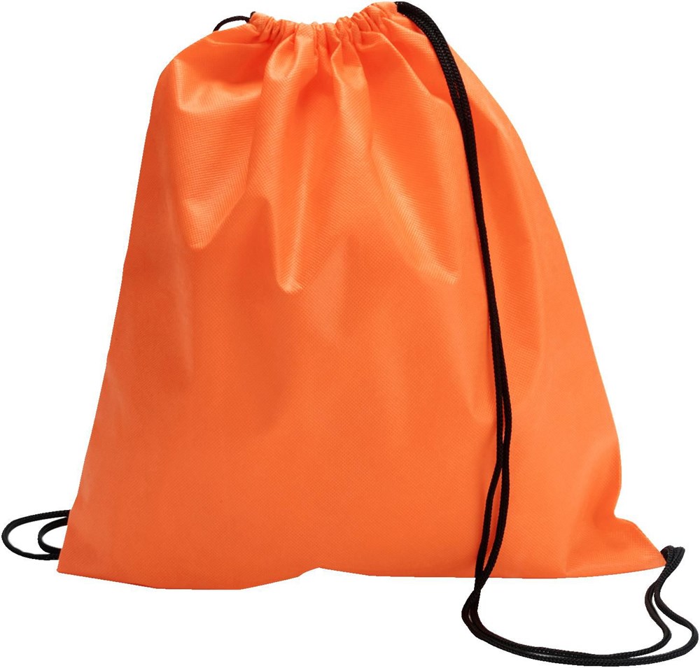 Schuh-/Rucksack (Turnbeutel) aus Non-Woven Nico - orange
