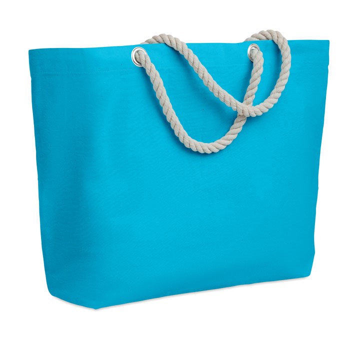 MENORCA - Strandtasche mit Kordelgriff - türkis