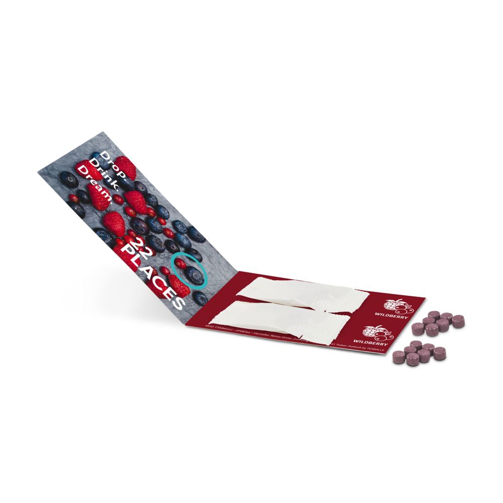 Promo Drops by TEABALLS - 2 Sachets (2x 6-8 Wildberry Drops für ein Erfrischungsgetränk mit bis zu 1 L)