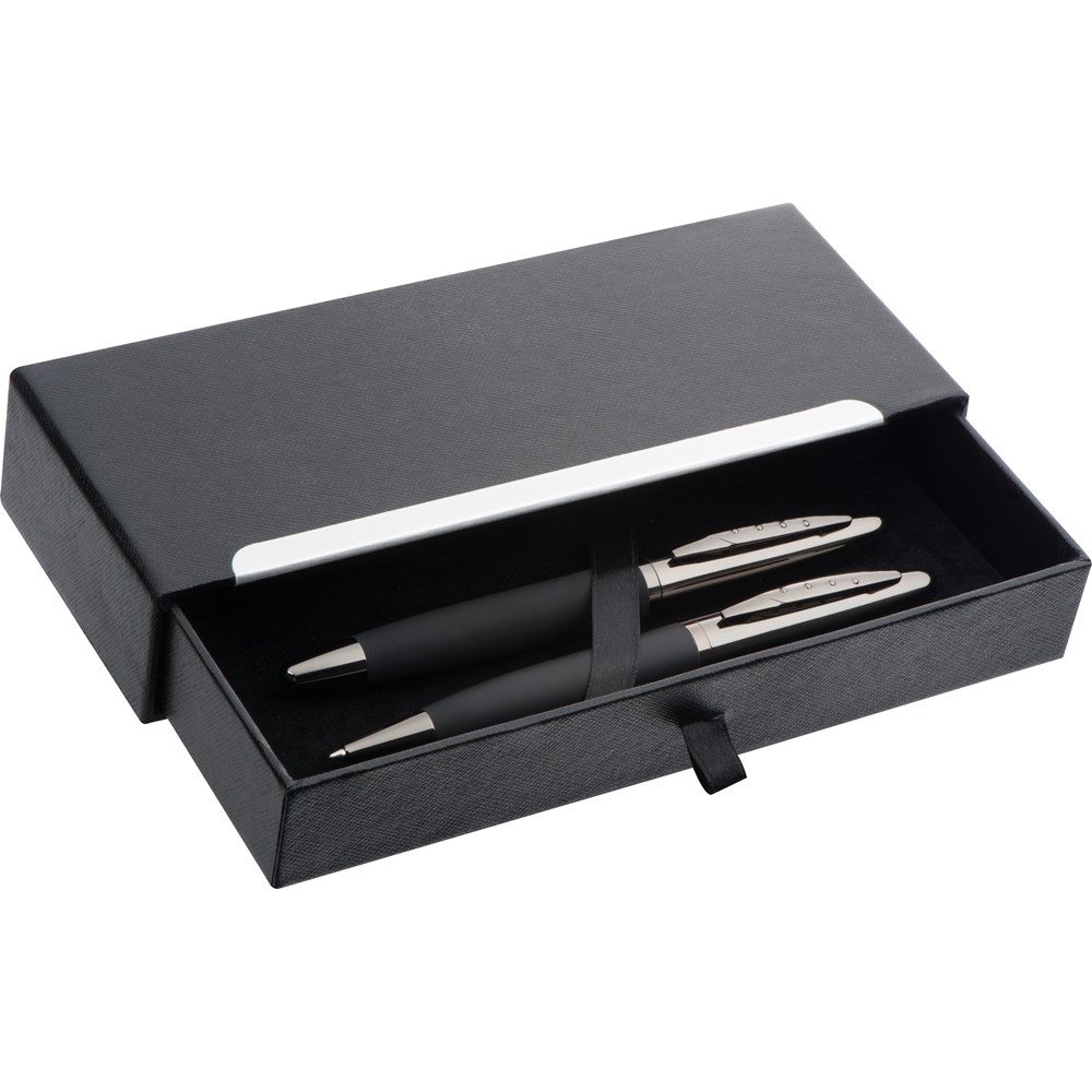 Mark Twain Schreibset aus Metall VALENTIN