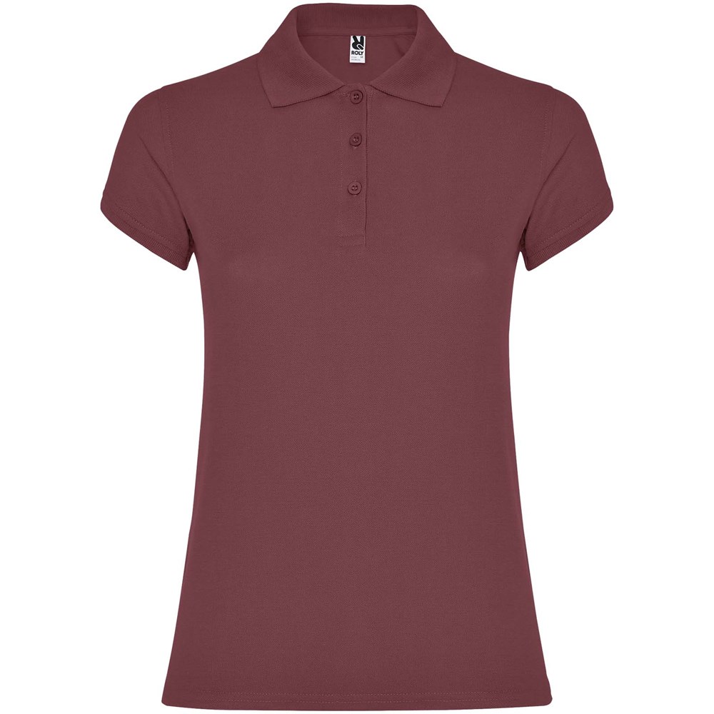 Star Poloshirt für Damen - Berry Red
