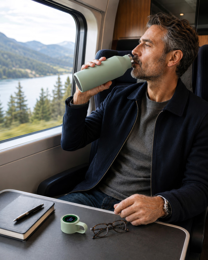 TROIKA Smarte Thermoflasche HYDRATION COACH