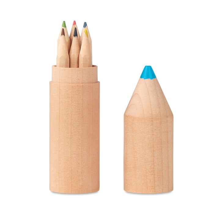 PETIT COLORET - Holzbox mit 6 Stiften